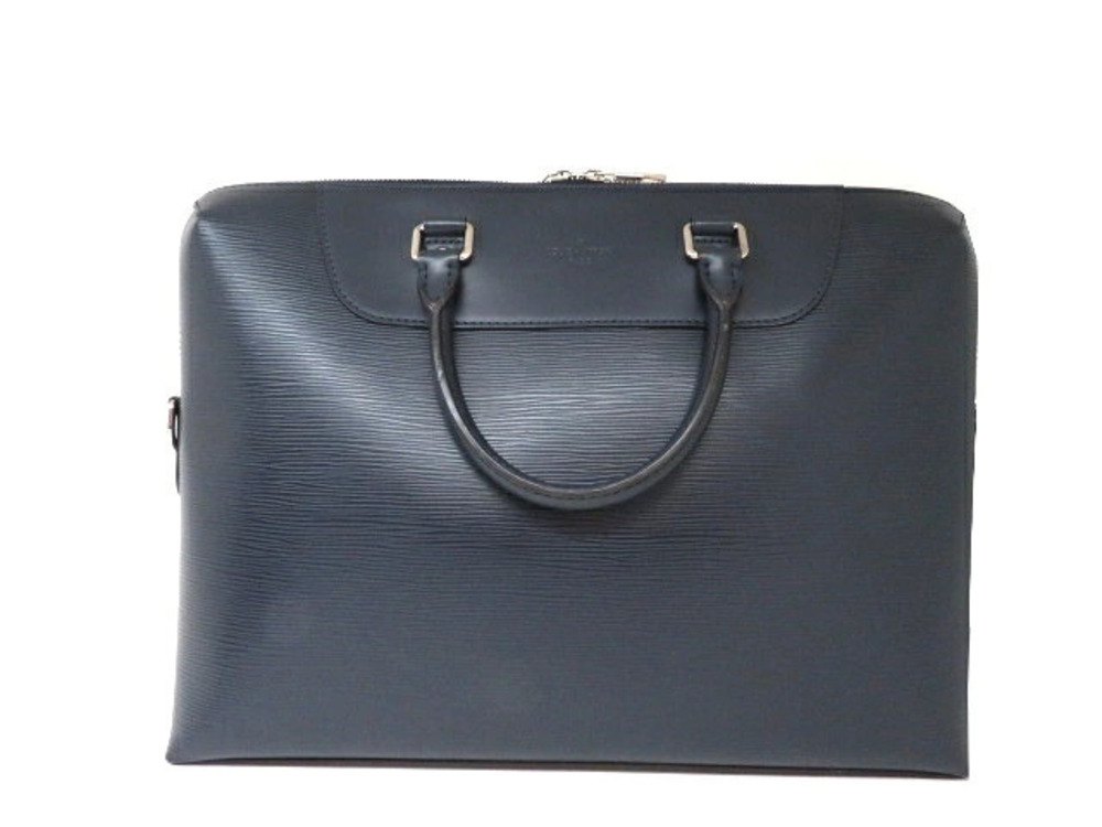 LOUIS VUITTON PDJ Business Bag Port Jour Epi Blue Marine Blue